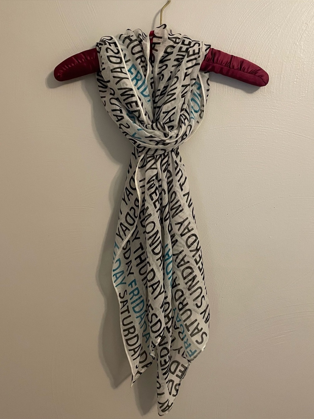 Scarf Days Of The Week